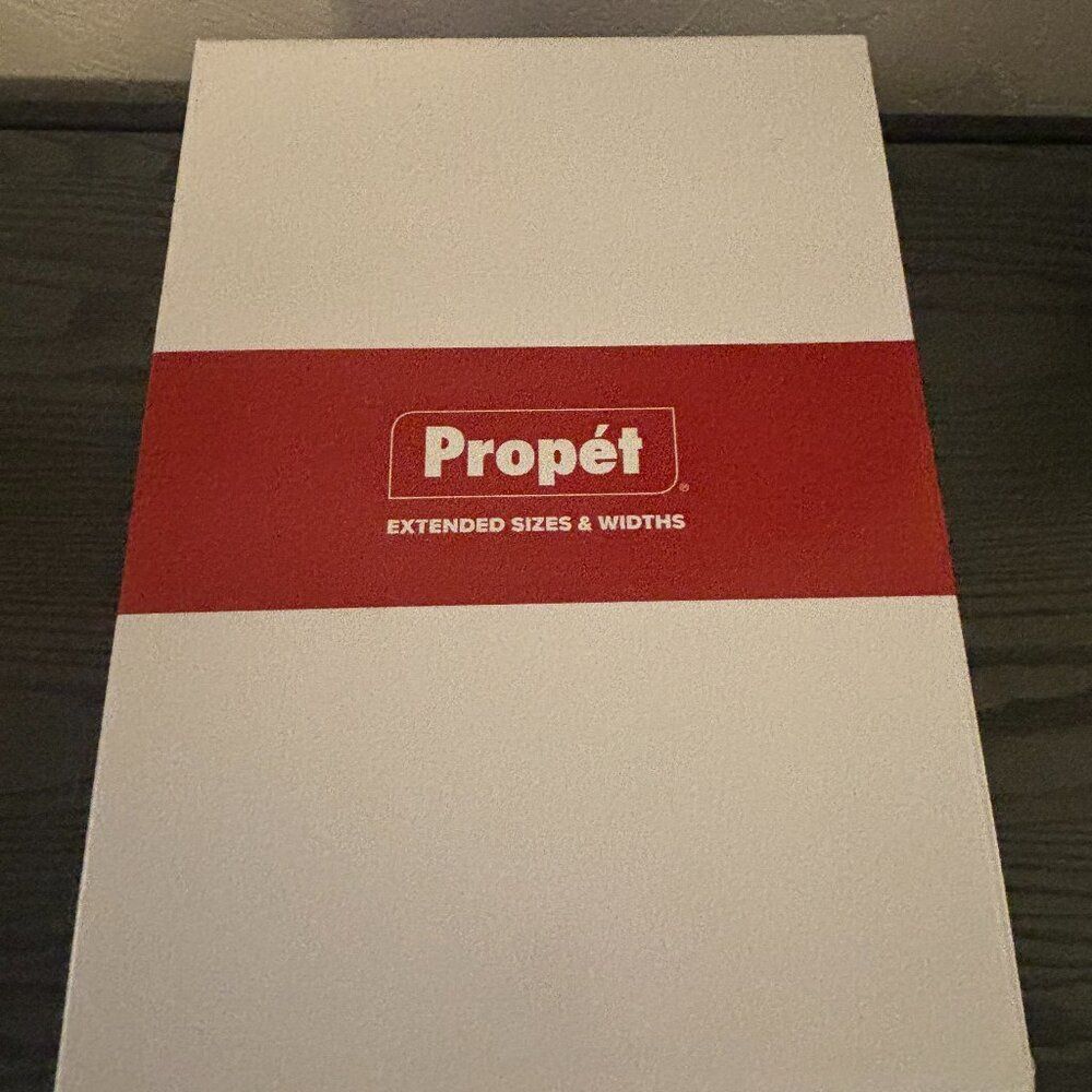 NEW Propet Men's Gray White Stability X Strap Sneaker Men's SZ 10XX 5E - 1028